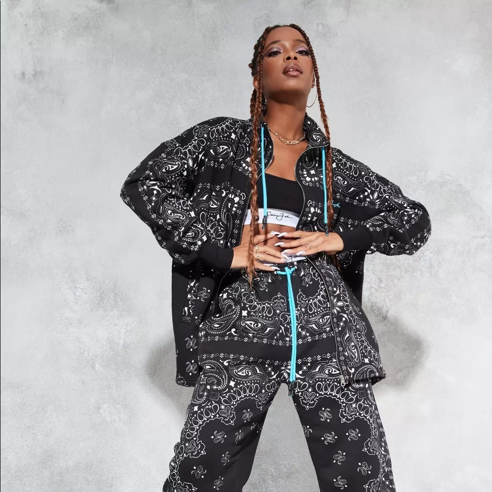 Sean John x Missguided Oversized Zip Sweatshirt